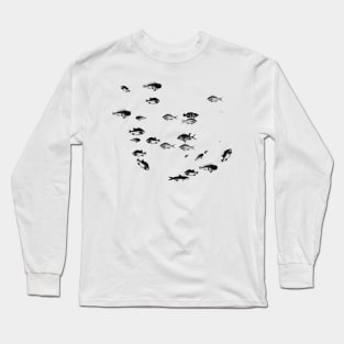 Vintage Fish Species Biology Types Of Freshwater Long Sleeve T-Shirt